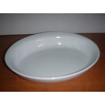 Talíř Talíř ovál 15x19 bílý porcelán YTH001125
