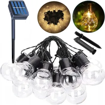 Venkovní osvětlení Venkovní Solární Girlanda do Zahrady, 20 LED, 5m, Solární Světla