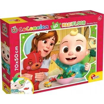 Puzzle Puzzle oboustranné podlahové Cocomelon 60 Čas na spánek