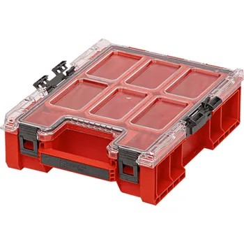 Dílna QBRICK Organizér plastový QBRICK ONE Organizer M Plus 2.0 RED Ultra HD Custom | 264x364x106 mm - P90724