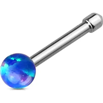 Piercing Šperky4U Piercing do nosu s opálem - N0022-B