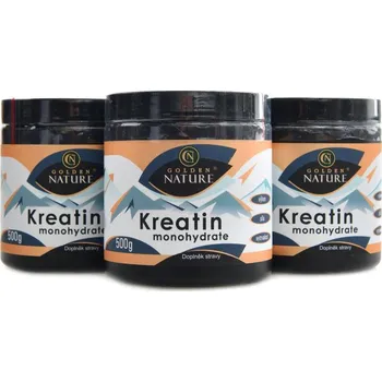 Kreatin Golden Nature Kreatin monohydrate 3 x 500 g creatine monohydrate