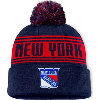 Čepice Kulich Fanatics Cuff With Pom HO24 New York Rangers Senior