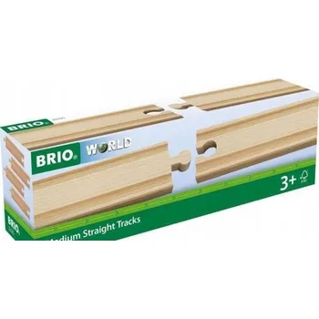 Vláček a vláčkodráha Brio Train Přímá kolej střední 33335