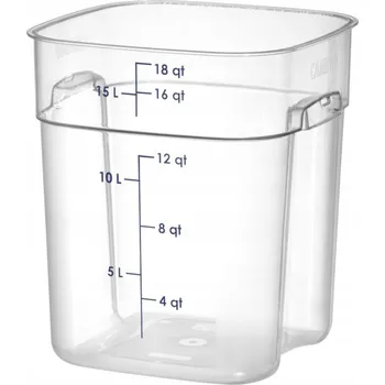 Dóza na potraviny Nádoba na potraviny CamSquares Fresh Pro, Cambro, 17,2 l, transparentní
