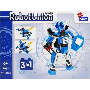 ostatní stavebnice STAVEBNICE PRO DĚTI, Hračky, SADA 105 dílků, ROBOT 3v1 alleBLOX
