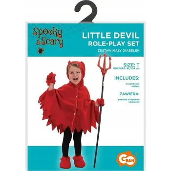 Kostým Kostým Ďábla Jesličky Karneval Převlek 92/104 cm