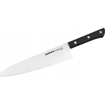 Kuchyňský nůž Samura Harakiri Zoubkovaný Kuchařský Nůž 208mm - Ocel AUS-8, Rukojeť ABS