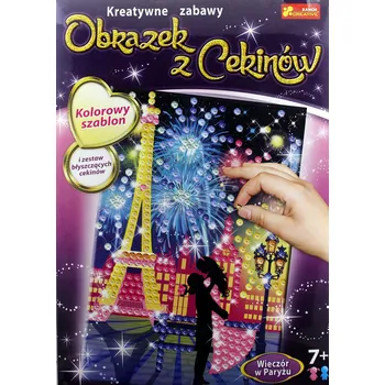 Obraz Flitrový obrázek Večer v Paříži