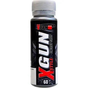 VISION nutrition X-style Gun energy shot 60ml - red fruit