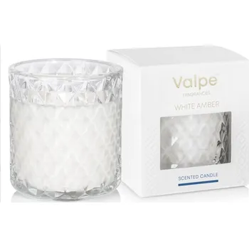 Svíčka Parafínová vonná svíčka Bílý Jantar Valpe 1 ks