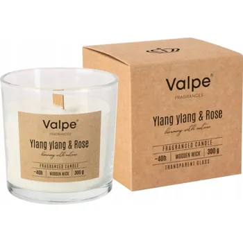 Svíčka Tradiční parafínová svíčka YLANG YLANG & RŮŽE Valpe 1 ks