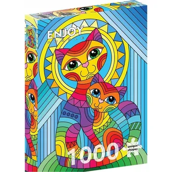Puzzle Puzzle 1000 dílků Kočka a kotě