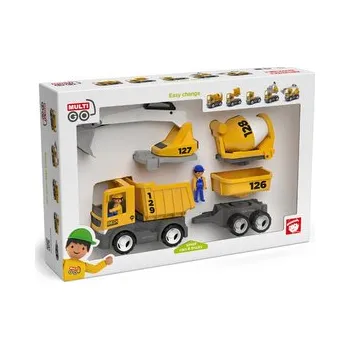 Dětské zboží MultiGO Build set - figurky Igráčků stavbařů s auty, poškozený obal