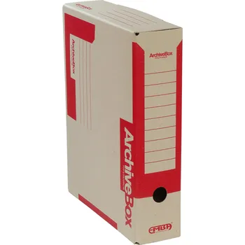 Box archivní Emba 330-260-75, červený