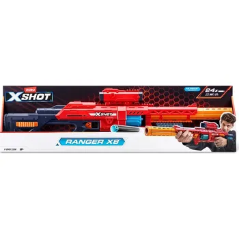 Dětská zbraň ZURU X-Shot Excel Ranger X8 Blaster s 24 šipkami