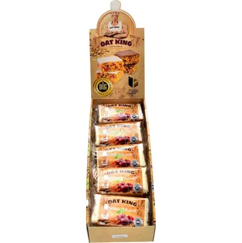 LSP nutrition Oat King Energy bar 10 x 95 g flapjack - cherry backewell