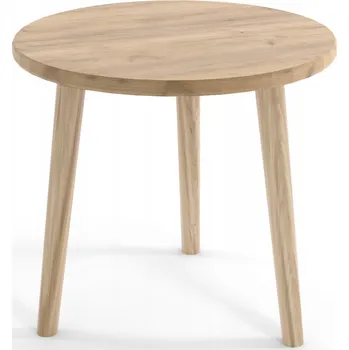 Konferenční stolek Konferenční stolek MALIBO 60 cm kulatý, dub craft zlatý