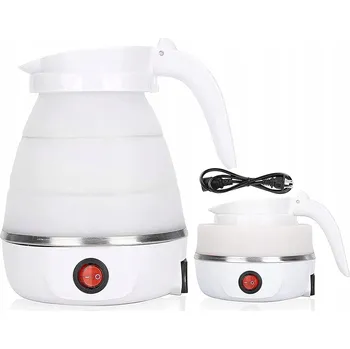 Rychlovarná konvice Skládací cestovní rychlovarná konvice RETOO 750 W 0,6 l bílá