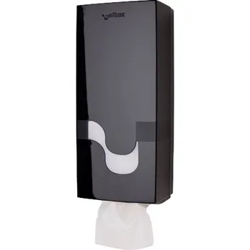 Zásobník Celtex na skládaný toaletní papír černý plast NEW, 92260