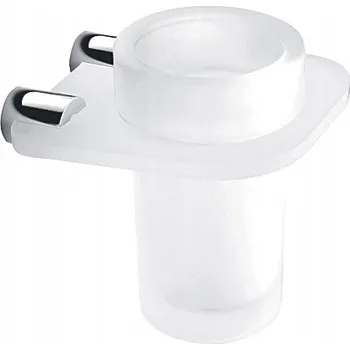 Kelímek na kartáčky Nimco sklo matné 220 ml bezbarvý