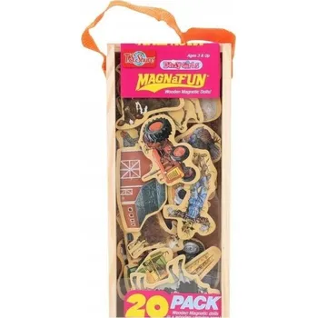 Puzzle DŘEVĚNÉ PUZZLE MAGNETY FARMA 20 DÍLKŮ