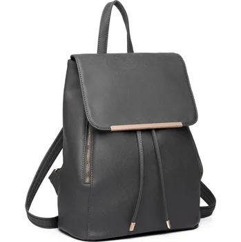 Městský batoh Miss Lulu Elegantní Dámský Batoh - Tmavě Šedý - 35 cm -9L E1669-GY