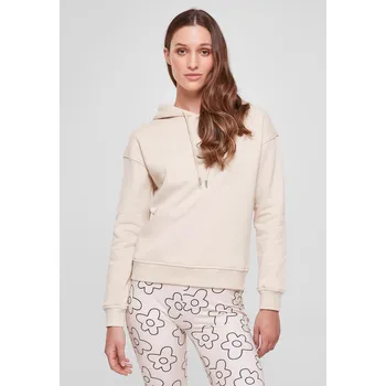 Dámské oblečení Dámská softseagrass s kapucí Urban Classics krémová 2541227