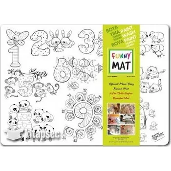 Obraz Průhledná voděodolná podložka na malování Strigo by Funny Mat Čísla