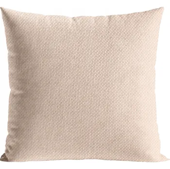 Polštář Dekorační povlak na polštář 40x40 cm, tmavě béžový 015