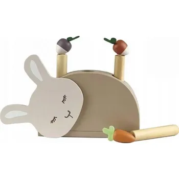 Dřevěná hračka AE07 Dřevěná dovednostní hračka Egmont Králíci a zelenina