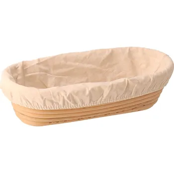chlebník Oválná ratanová ošatka 30 x 15 x 8 cm