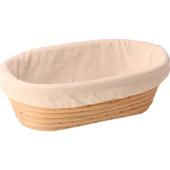 chlebník Oválná ratanová ošatka 25 x 15 x 8 cm