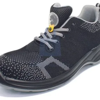 Pracovní obuv Poloboty pracovní, BARI MF S1P ESD, PANDA šedá/černá, 42, balení 1 pár