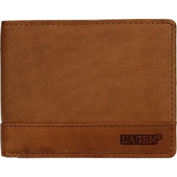 Módní doplněk Lagen pánská peněženka kožená 1998/V-hnědá - BRN