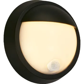 Venkovní osvětlení BRILONER Puni LED venkovní nástěnné svítidlo, pohybové čidlo, soumrakový senzor, nabíjecí, černá - BRILONER BRI 3785015