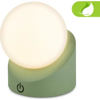 Lampička BRILONER Sora Mini LED stolní lampička bezdrátová IP54, stmívatelné, dotykový vypínač, zelená - BRILO BRILO 7561019
