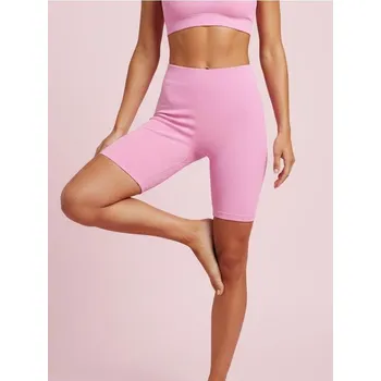 Dámské kraťasy Sinsay - Žebrované šortky - pastelová růžová - 329IH-03X - 329IH-03X-S