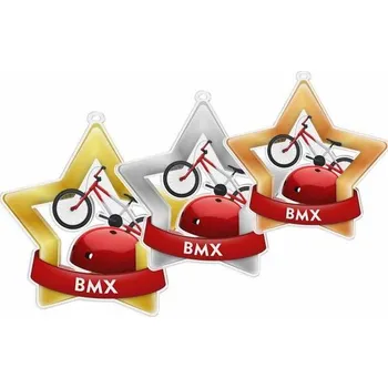 Poháry Bauer Akrylátová medaile MDASTARM29 | Cyklistika