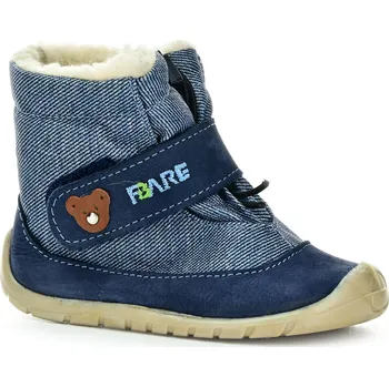 Dívčí zimní obuv Fare 5041202 modré zimní barefoot boty Velikost boty (EU): 23, Vnitřní délka boty: 145, Vnitřní šířka boty: 62