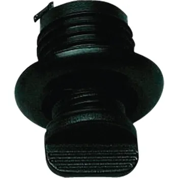 Kýlová zátka 27, černá/kulatá