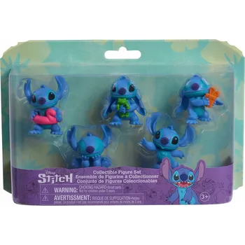 Figurka STITCH Disney Deluxe sběratelská sada 5 figurek Stitch, 5,7 cm