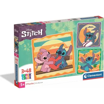 Puzzle CLEMENTONI 3 X 4 8 DÍLŮ SUPER COLOR STITCH ( PUZZLE )
