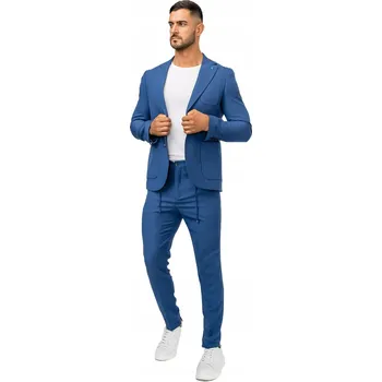 Pánský oblek Bolf Pánský ležerní oblek 21 modrý