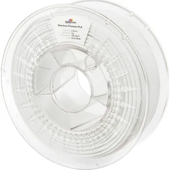 Filament Spectrum Filaments 80122 PLA Premium vlákno pro 3D tiskárny PLA plast Vysoká pevnost v tahu 2.85 mm 1000 g Arktická bílá