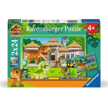 Puzzle RAVENSBURGER Puzzle Jurassic World 2x24 dílků
