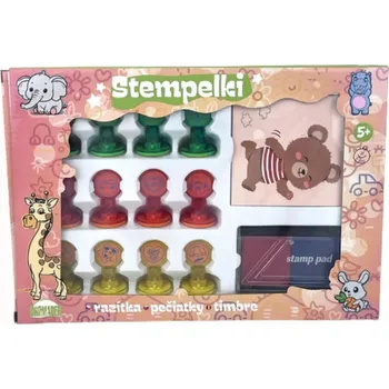 Dětské razítko 013670 OZDOBNÉ RAZÍTKA, SADY RAZÍTEK 6 KS