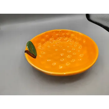 Keramická miska ve tvaru pomeranče, průměr 16 cm