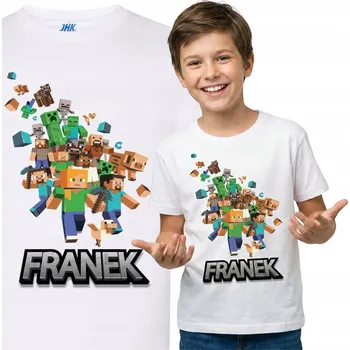 Miłym Druczkiem dětské tričko bílé bavlna velikost 134