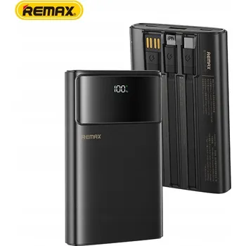 Powerbanka Powerbank REMAX FC-03 10000 mAh 20W+22,5W PD+QC Displej 3x Kabely Černý